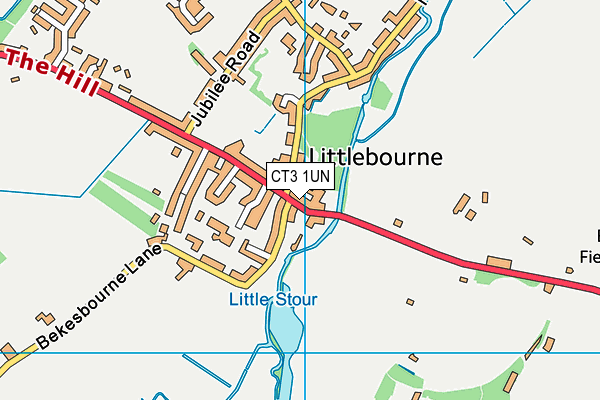 CT3 1UN map - OS VectorMap District (Ordnance Survey)