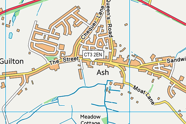 CT3 2EN map - OS VectorMap District (Ordnance Survey)