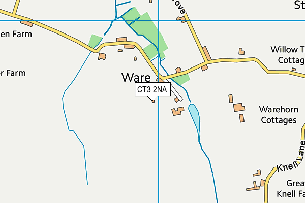 CT3 2NA map - OS VectorMap District (Ordnance Survey)