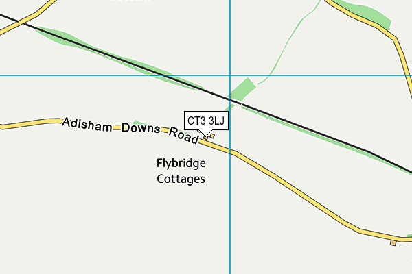 CT3 3LJ map - OS VectorMap District (Ordnance Survey)