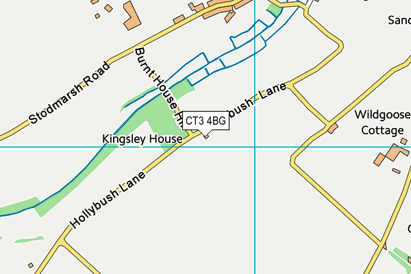 CT3 4BG map - OS VectorMap District (Ordnance Survey)