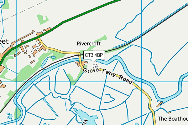 CT3 4BP map - OS VectorMap District (Ordnance Survey)