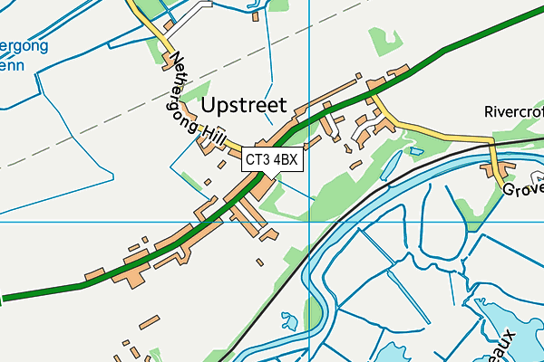 CT3 4BX map - OS VectorMap District (Ordnance Survey)
