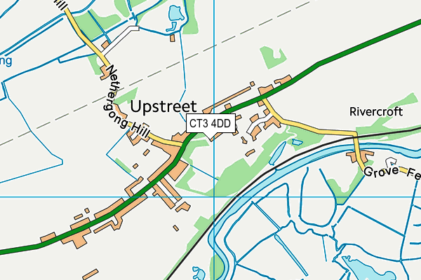 CT3 4DD map - OS VectorMap District (Ordnance Survey)