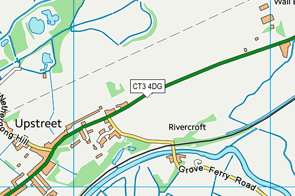 CT3 4DG map - OS VectorMap District (Ordnance Survey)