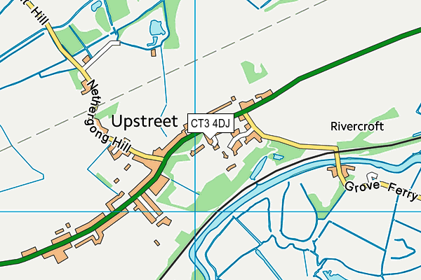 CT3 4DJ map - OS VectorMap District (Ordnance Survey)