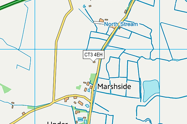 CT3 4EH map - OS VectorMap District (Ordnance Survey)