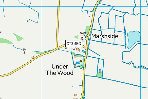 CT3 4EQ map - OS VectorMap District (Ordnance Survey)