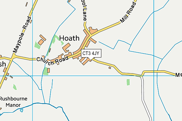 CT3 4JY map - OS VectorMap District (Ordnance Survey)