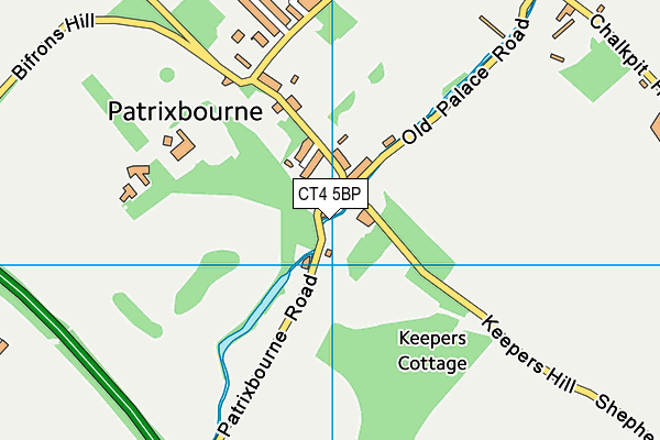 CT4 5BP map - OS VectorMap District (Ordnance Survey)