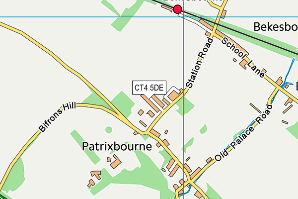 CT4 5DE map - OS VectorMap District (Ordnance Survey)