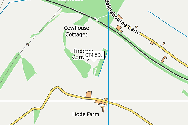 CT4 5DJ map - OS VectorMap District (Ordnance Survey)