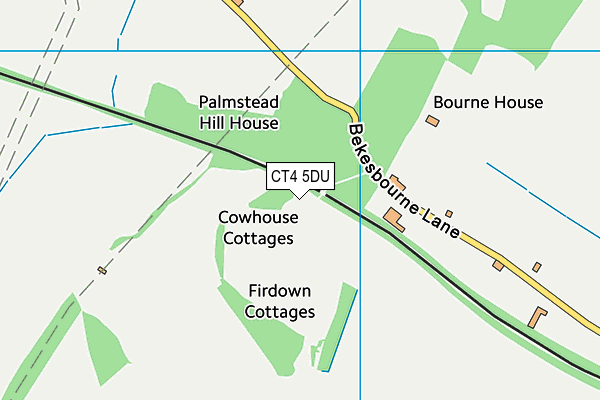 CT4 5DU map - OS VectorMap District (Ordnance Survey)