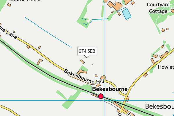 CT4 5EB map - OS VectorMap District (Ordnance Survey)