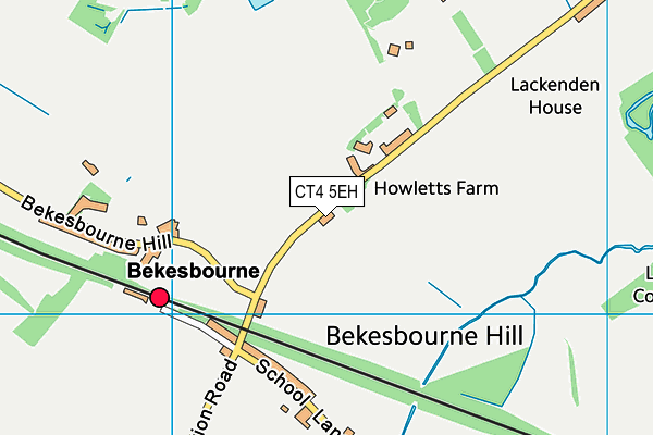 CT4 5EH map - OS VectorMap District (Ordnance Survey)