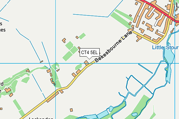 CT4 5EL map - OS VectorMap District (Ordnance Survey)