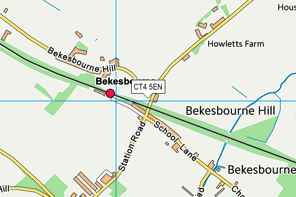 CT4 5EN map - OS VectorMap District (Ordnance Survey)