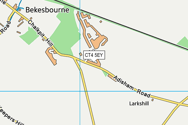 CT4 5EY map - OS VectorMap District (Ordnance Survey)