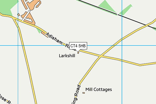 CT4 5HB map - OS VectorMap District (Ordnance Survey)