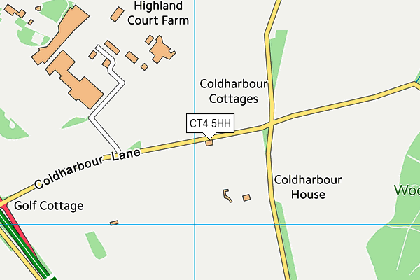 CT4 5HH map - OS VectorMap District (Ordnance Survey)