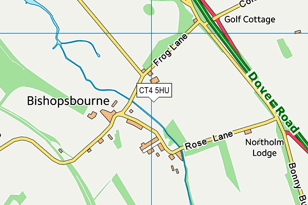 CT4 5HU map - OS VectorMap District (Ordnance Survey)