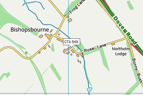 CT4 5HX map - OS VectorMap District (Ordnance Survey)