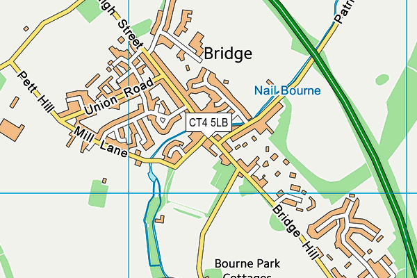 Map of RED LION BRIDGE LLP at district scale