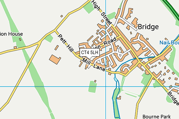 CT4 5LH map - OS VectorMap District (Ordnance Survey)