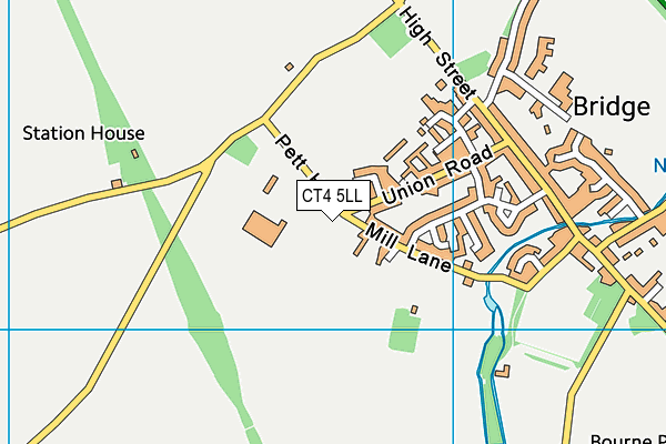 CT4 5LL map - OS VectorMap District (Ordnance Survey)