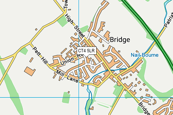 CT4 5LR map - OS VectorMap District (Ordnance Survey)