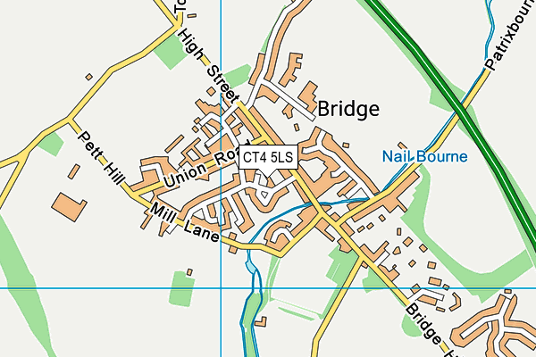 CT4 5LS map - OS VectorMap District (Ordnance Survey)