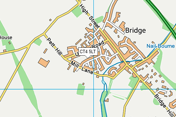 CT4 5LT map - OS VectorMap District (Ordnance Survey)