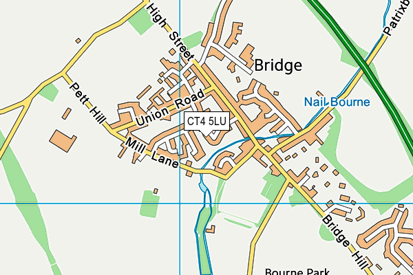 CT4 5LU map - OS VectorMap District (Ordnance Survey)