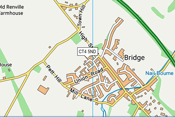 CT4 5ND map - OS VectorMap District (Ordnance Survey)