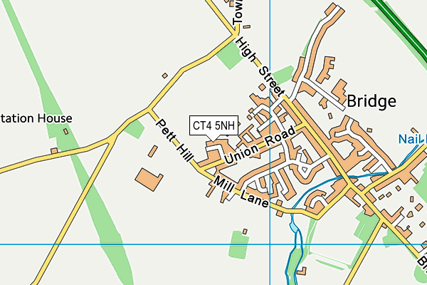 CT4 5NH map - OS VectorMap District (Ordnance Survey)