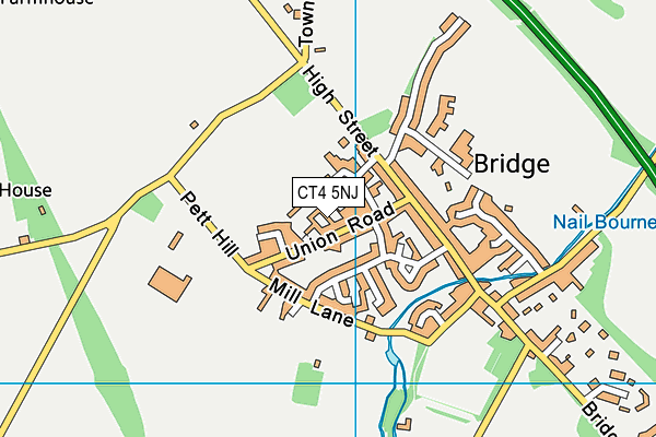 Map of THE CLOSE (BRIDGE) PROPERTY MANAGEMENT LIMITED at district scale