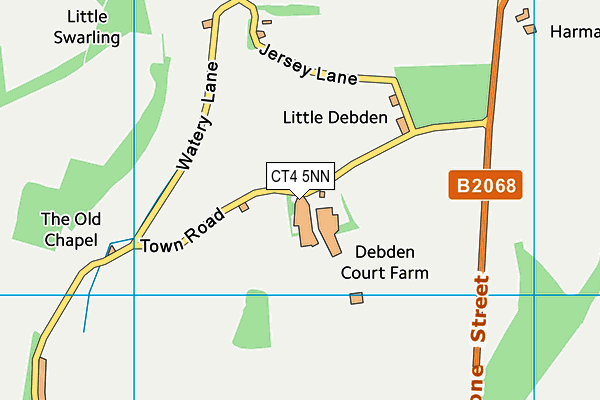 CT4 5NN map - OS VectorMap District (Ordnance Survey)