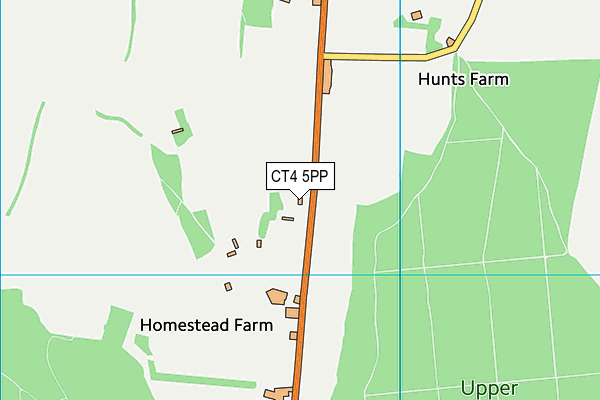 CT4 5PP map - OS VectorMap District (Ordnance Survey)