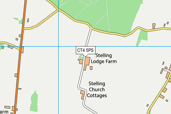 CT4 5PS map - OS VectorMap District (Ordnance Survey)