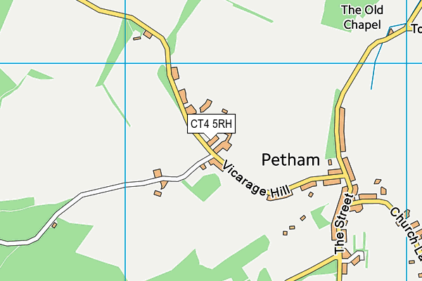 CT4 5RH map - OS VectorMap District (Ordnance Survey)