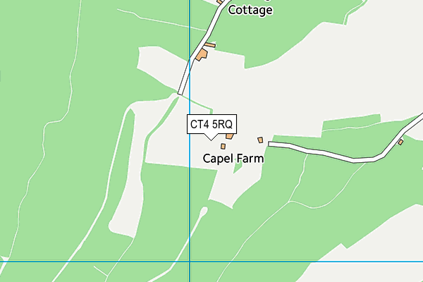 CT4 5RQ map - OS VectorMap District (Ordnance Survey)