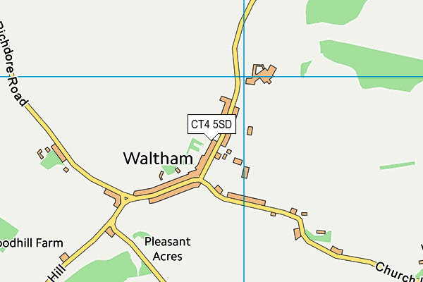 CT4 5SD map - OS VectorMap District (Ordnance Survey)