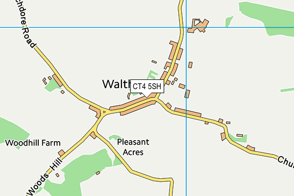 CT4 5SH map - OS VectorMap District (Ordnance Survey)