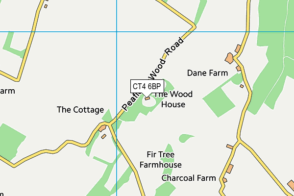 CT4 6BP map - OS VectorMap District (Ordnance Survey)