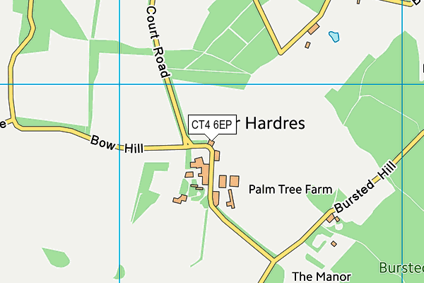 CT4 6EP map - OS VectorMap District (Ordnance Survey)