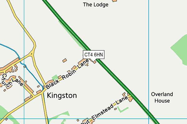 CT4 6HN map - OS VectorMap District (Ordnance Survey)