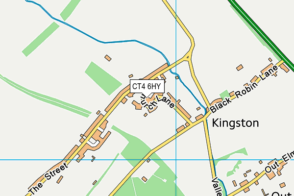 CT4 6HY map - OS VectorMap District (Ordnance Survey)