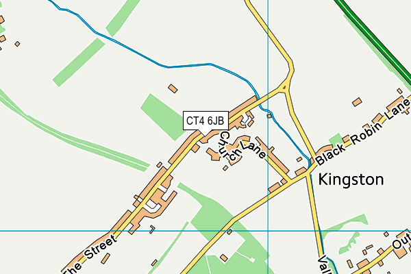 CT4 6JB map - OS VectorMap District (Ordnance Survey)