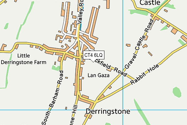Brickfield Recreation Ground map (CT4 6LQ) - OS VectorMap District (Ordnance Survey)