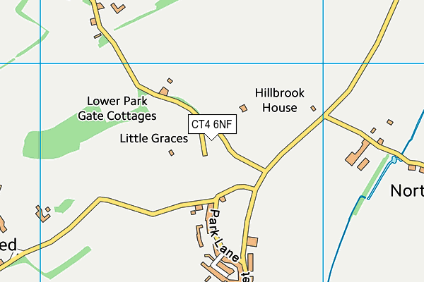 CT4 6NF map - OS VectorMap District (Ordnance Survey)